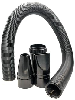 Hidrocanin Manguera Tubo Flexible para Secador Expulsor de Mascotas – Extensible hasta 2 m – Tamaño L 80 cm – Ø 4,8 cm – Compatible con Varios Modelos y Lavamascotas