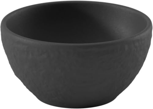 Villeroy & Boch Manufacture Rock – Mickey Mouse – Dipschale, schwarz, spülmaschinenfest & mikrowellensicher, charakteristische Schieferoptik mit Disney Mickey Mouse Kreidedekor, Premium Porzellan