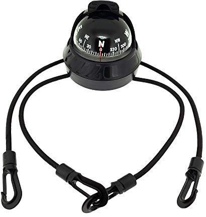 Sun Company SeaTurtl Kayak Compass - Montierbarer Marinekompass in voller Größe mit Verstellbarer Kapuze