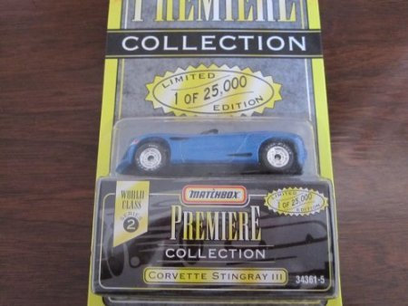1995 - Tyco - Matchbox Premiere Collection - World Class Series 2 - T-Bird Turbo Coupe - Gold - #34361-1 - 1 of 25,000 - 1:64 Scale Die Cast - Out of Production - New - Limited Edition - Collectible