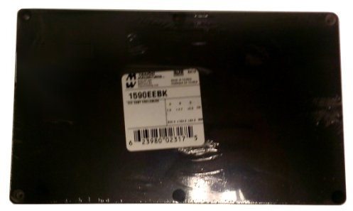 Enclosures, Boxes, & Cases 7.88 x 4.73 x 3.17 BLACK by Hammond Manufacturing