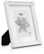 Marco antiguo A4 - frente de cristal - shabby chic con passepartout para fotos de 15x20 - ancho de marco 3 cm - estilo rococó barroco - blanco antiguo