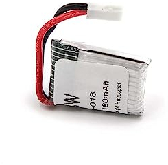 vhbw Akku kompatibel mit Wltoys V933 RC Helicopter Modellbau (180mAh, 3,7V, Li-Ion)