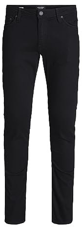 JACK & JONES Men's Jjiglenn Jjfelix Am 046 50 Sps Noos Slim Jeans, Black (Black Denim), W34/L30 (Manufacturer size: 34)