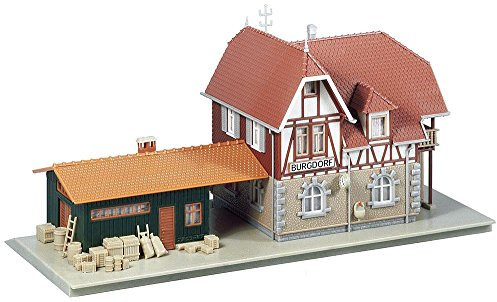 Faller FA131377 Bahnhof Burgdorf Modellbausatz, verschieden, One Size