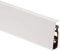 PVC 2.5m SKIRTING Board Cable Cover Flexible Edges Floor-Wall Cover Gap TMW Profiles (Skirting Board 2,5, 89 White MAT)