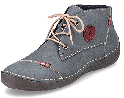 Rieker Damen Rieker Damen Stiefelette, Blau 14, 39 EU