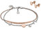 Emporio Armani Set Für Frauen, Größe Stud: 8X7X2mm Rose Gold Sterling Silber Set, EG3417221