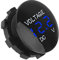 NOPNOG Mini Voltmètre Numérique de Tension Testeur de Tension Étanche pour Voiture Moto Bateau DC 12V-24V (Bleu)