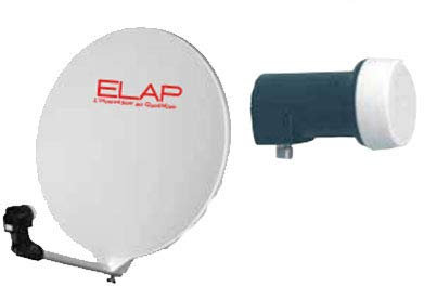 ANTENNE Satellite Ø 70 CM Composite avec LNB Universel Single - ELAP 700018