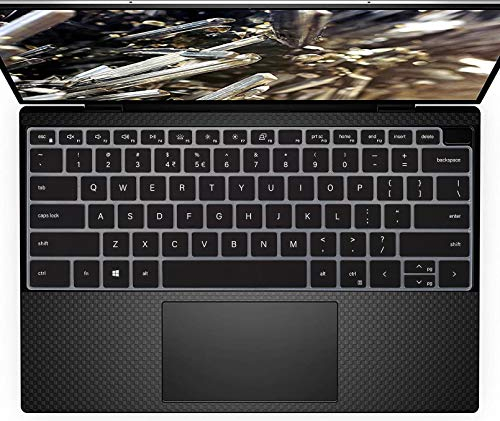 Tastaturabdeckung für 2020 Dell New XPS 13 9300 9310 13,4 Zoll Laptop Tastatur Cover Schutzhülle, Dell XPS 13 9300 9310 Zubehör, New XPS 13 9300 9310 Standard Keyboard Board Skin, B lack (US-Layout)