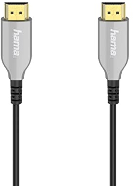Hama Optisch, aktives HDMI™-Kabel, Stecker - Stecker, 4K, vergoldet, 20 m