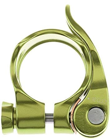 XINTUON Bicycle Clip Saddle Clip Seat Clip Aluminium Alloy Mountain Road Bike Bicycle Seat Post Clamp Quick Green