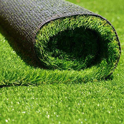 Harrier Kingston Luxury Artificial Grass - 35mm Pile Height 2m/4m Widths | Natural & Realistic Astro Turf | Premium Multi-Tonal Fake Grass For Garden/Outdoors (2, 1m)