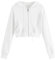 Soupliebe Damen Sweatjacke Bauchfrei Teenager-Mädchen Cropped-Kapuzenjacke: Zip Hoodie ReißVerschluss Langarm Sweatshirtjacke Crop Top Pullover Hoodie