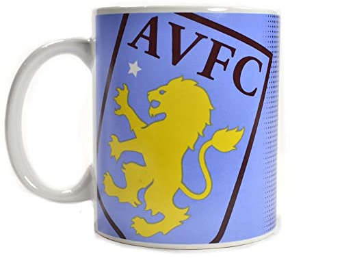Aston Villa FC Aston Villa Halftone Tasse für Erwachsene, Unisex, 325 ml, mehrfarbig (mehrfarbig), Einheitsgröße