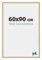 yd. Your Decoration - Cadre 60x90 cm - Cadres Photos en Plastique Avec Verre acrylique - Hêtre Clair - Cadre Decoration Murale - Annecy
