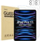 ProCase 2+2 Pack Screen Protector for iPad Pro 11 4th 3rd 2nd 2022 2021 2020 with Camera Lens Protector, Tempered Glass Film Guard for iPad Pro 11 4 3 2 Gen