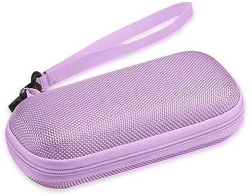 AGPTEK Tragetasche, Reise Tasche Case Hülle Etui, Eva Reißverschluss case für Diktiergerät, 2.4 Zoll MP3 Player, USB Stick, Earphones JBL Tune 110, Sandisk SD Karte, U-Disk, Lila