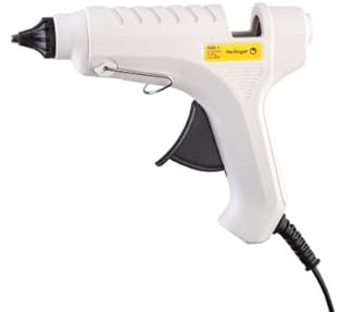 VERLINGER Profi Heißklebepistole Klebepistole Glue Gun Heißkleber Heissklebepistole 60 Watt, Präzises Kleben Ergonomisch DIY-Kunst, Inklusive 6 Stück Klebesticks
