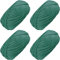 4 PCS Anfänger T-Shirt Garn Elastischen Stoff Häkeln Tuch für DIY Stricken, Spaghetti Dicke Strickgarn für Hand DIY Tasche Decke Kissen Häkeln Projekte, Home Decor (Dunkelgrün)