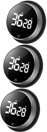 LIFKOME 3 Piezas Accesorios De Temporizador Estudiante Abs Huevos Cocidos
