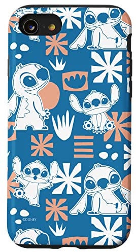 iPhone SE (2020) / 7 / 8 Disney Stitch Cute Hawaii Print Case