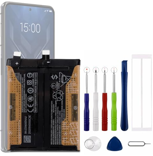 Vvsialeek Neu BS08FA Ersatz Akku Kompatibel Für Xiaomi Black Shark 4/4 Pro mit kostenlosem Toolkit
