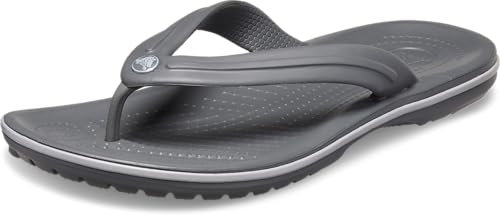 Crocs Unisexe Adulte Crocband Flip Tongs, Slate Grey/Smoke, 41/42 EU