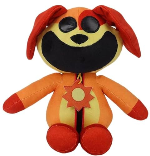 wiztex Smiling Critter Plüsch für Kinder – 30 cm weich gefülltes Katzenschläfchen-Plüschtier – warmes Kuscheltiergeschenk für alle Fans (Dog Day - Smiling Critters)