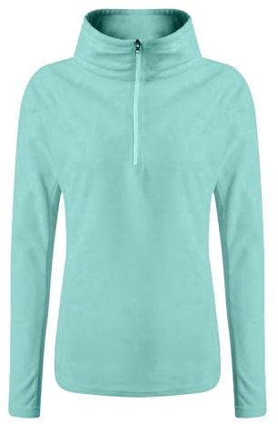 Columbia Glacial 4 1/2 Zip, Felpa In Pile Donna, Spray, XL