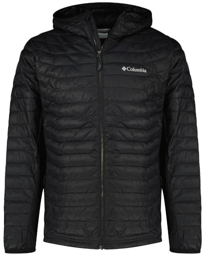 Columbia Powder Pass Hybrid Hooded Jacket, Doudoune À Capuche pour Homme