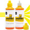 Druckertinte Nachfülltinte Gelb Yellow 2x100ml für Epson 102 104 EkoTank HP Brother Canon Pixma Drucker Refillset Universaltinte