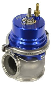 Universal Externe Wastegate V-band Ventil 60mm Turbolader external Blau