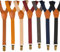 KEMEILA Personalisierte Hosenträger aus Leder für Bräutigam, verstellbare Hosenträger für Herren mit elastischem Band, Y-Hosenträger-Konstruktion, Dunkelbraun, Hellbraun, Khaki, Burgunderrot, Grau,