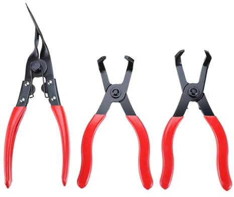 Dickly 3x30 Grad 80 Grad Push-Pin Zangen Körper Clip Zange Set Auto Scheinwerfer Entfernung Werkzeug Niet Puller Panel Clip Entfernung zange