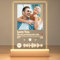 Spotify Glas Personalisierte Geschenke für Frauen & Männer, Song Cover Spotify Glas Bild, Personalisierte Bilderrahmen mit Licht, Personalisierte Jahrestag Geschenk für Sie Ihn Freundin & Freund