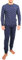 Karelpiù Pigiama Uomo in Cotone Interlock Pigiama Uomo Invernale Caldo e Morbido Comfort Totale Pigiama Invernale Uomo con Tasche Idea Regalo (IT, Testo, L, Regular, Regular, Modello 2)