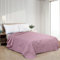 Antiche Tradizioni Copriletto Trapuntato Geometrico, Matrimoniale, Bianco, 250x250 cm, Tessuto Leggero (ROSA)
