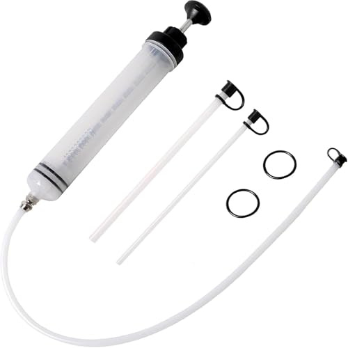 Limeow 500cc Jeringuilla Grande, Extractor Aceite Coche, Chupona Aceite Coche, Jeringa Aceite Coche, Extractor Aceite Motor Adecuado para una Amplia Gama de Aplicaciones y Una Amplia Gama de Vehículos