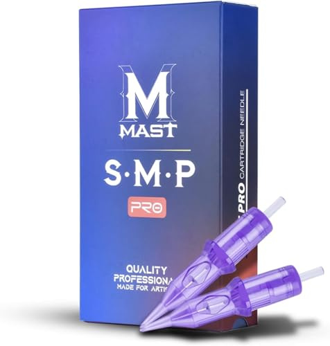 Pro SMP & Pmu Cartridge Tattoo Nadeln Mikropigmentierung Permanent Make-up Augenbrauen Eyeliner Lippen Microblading, 0.18mm, 3RL/Box