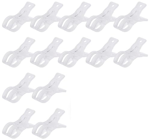 CONCHLERY 30 Pcs Large Balloon Arch Clips 3.5 Inch Clear Balloon Garland Clips Plastic Spring Clamps for Birthday Party Wedding Decoration Photography Studios