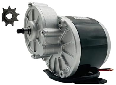 350W 24V 36V Getriebemotor, Langsam Laufender Bürsten-Gleichstrommotor, Getriebemotor Mit Bürsten My1016Z3 For Rollstuhl(36V)