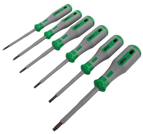 WAGO VDE Schraubendreherset, 1000 V, isolierter zwei Komponentengriff, Set 6-teilig, Torx® (T)
