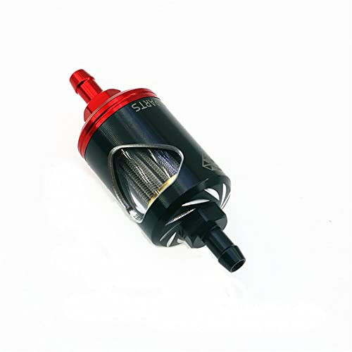 Filtro Benzina Universale per Moto con Magnete Forte, Filtro Carburante in Linea per Honda Yamaha Kawasaki Suzuki