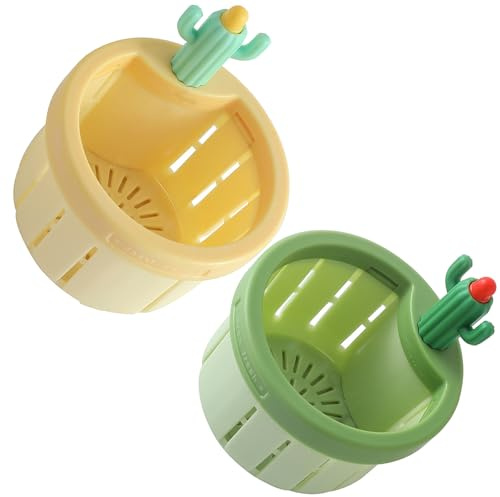 colino da cucina per cactus da 2, filtro per lavello raccoglitore rifiuti alimentari con filtro a drenante per lavello a rete drenaggio
