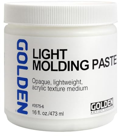 GOLDEN Artist Colors Light Molding Paste, 16 fl. oz. Jar