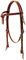 Weaver Deluxe Latigo Leder geknotet Stirnband Halfter – Größe: Horse Farbe: Braun