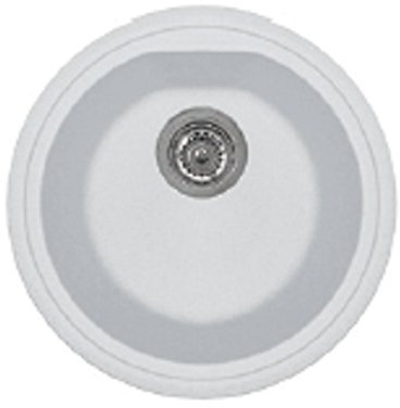 Plados - Fregadero redondo PL4351 (blanco leche)