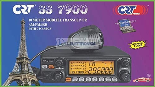 Crt SS7900 CB Radio Am/FM, Negro